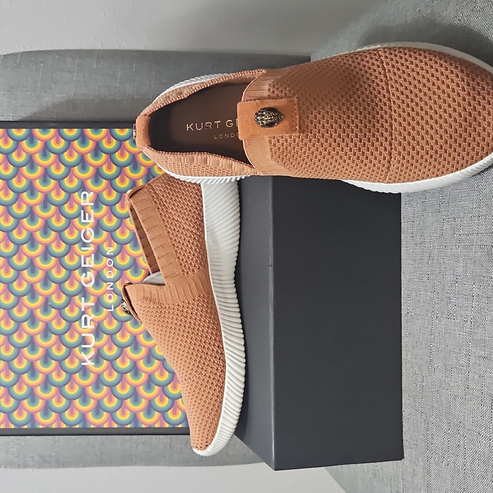 Kurt Geiger Lorna Rust Slip-On Sneakers - Picture 2 of 6